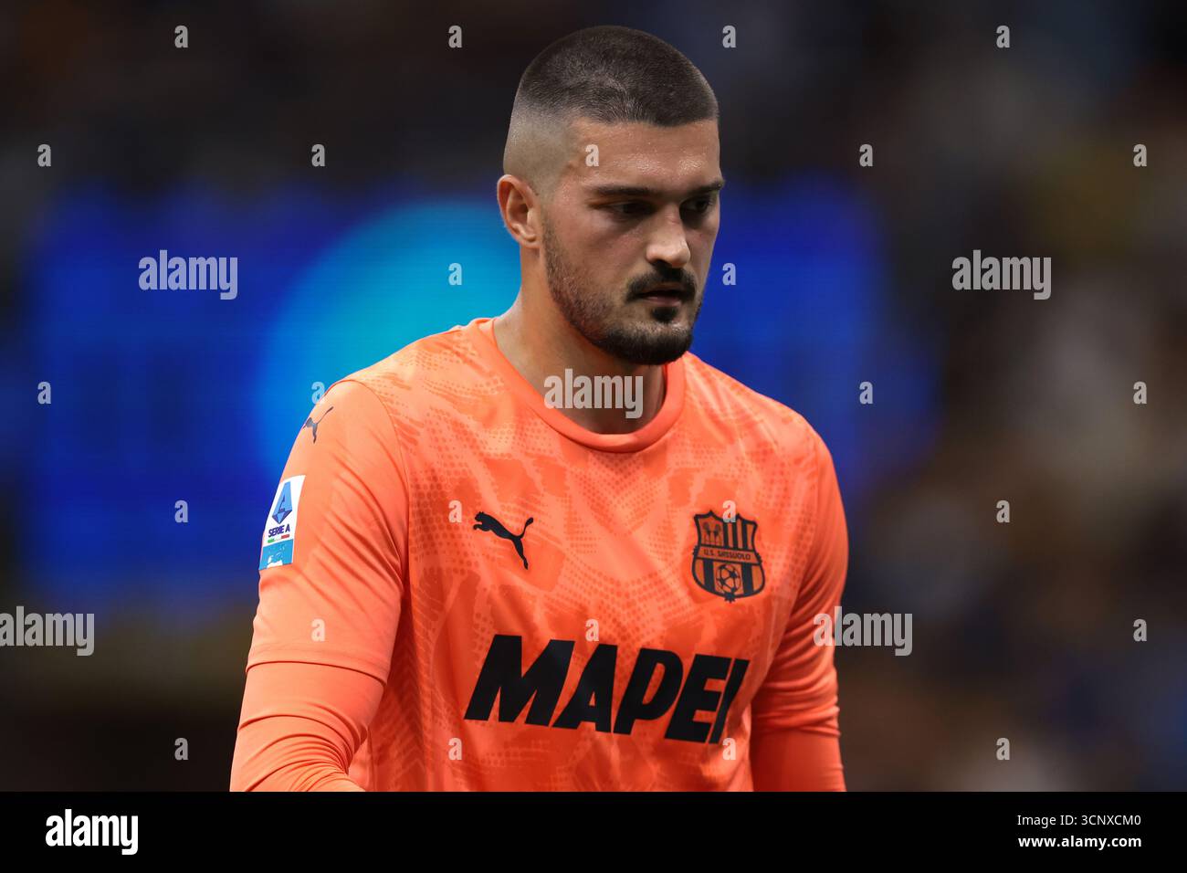 Milan, Italie. 21 septembre 2025. Arijanet Muric de US Sassuolo lors du match Internazionale vs US Sassuolo Serie A à Giuseppe Meazza, Milan. Le crédit photo devrait se lire : Jonathan Moscrop/Sportimage crédit : Sportimage Ltd/Alamy Live News Banque D'Images