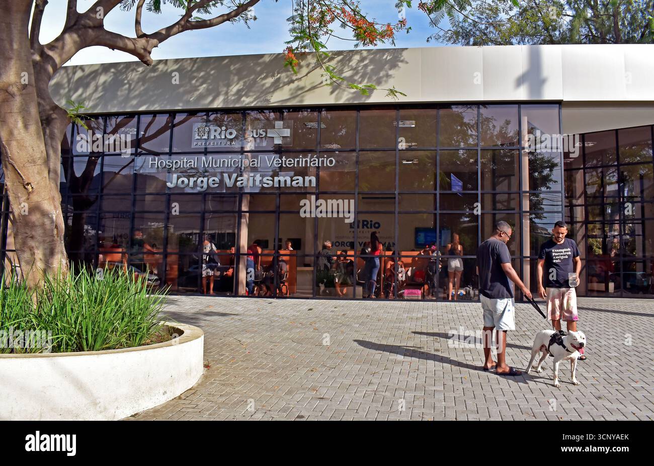 RIO DE JANEIRO, BRÉSIL - 13 décembre 2024 : Hôpital vétérinaire municipal Jorge Vaitsman Banque D'Images