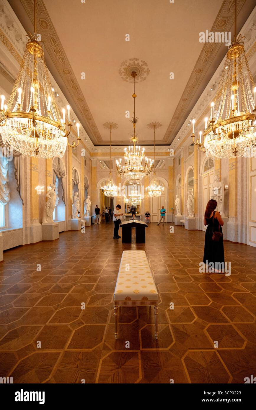 Mobilier, œuvres d’art et antiquités qui font partie de l’exposition permanente de la collection du Musée Albertina. Banque D'Images