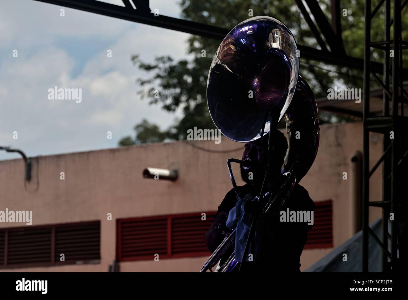 Mexique, CDMX, Mexique. 23 septembre 2025. Le marché le plus important spécialisé dans les fleurs de toutes sortes est le marché jamaïcain, situé à Mexico. Aujourd'hui marque son 68e anniversaire et est l'un des principaux points de vente et de distribution de fleurs de divers états à travers le pays. Avec de la musique live et de la danse dans ses allées, les vendeurs, les employés et les clients célèbrent un autre anniversaire. Ce marché a ouvert ses portes en 1957 dans le cadre de la modernisation de la ville. Il a des racines préhispaniques, comme il était et continue d'être le centre de commerce de fleurs le plus important, relié à cette époque par des rivières ou CA Banque D'Images