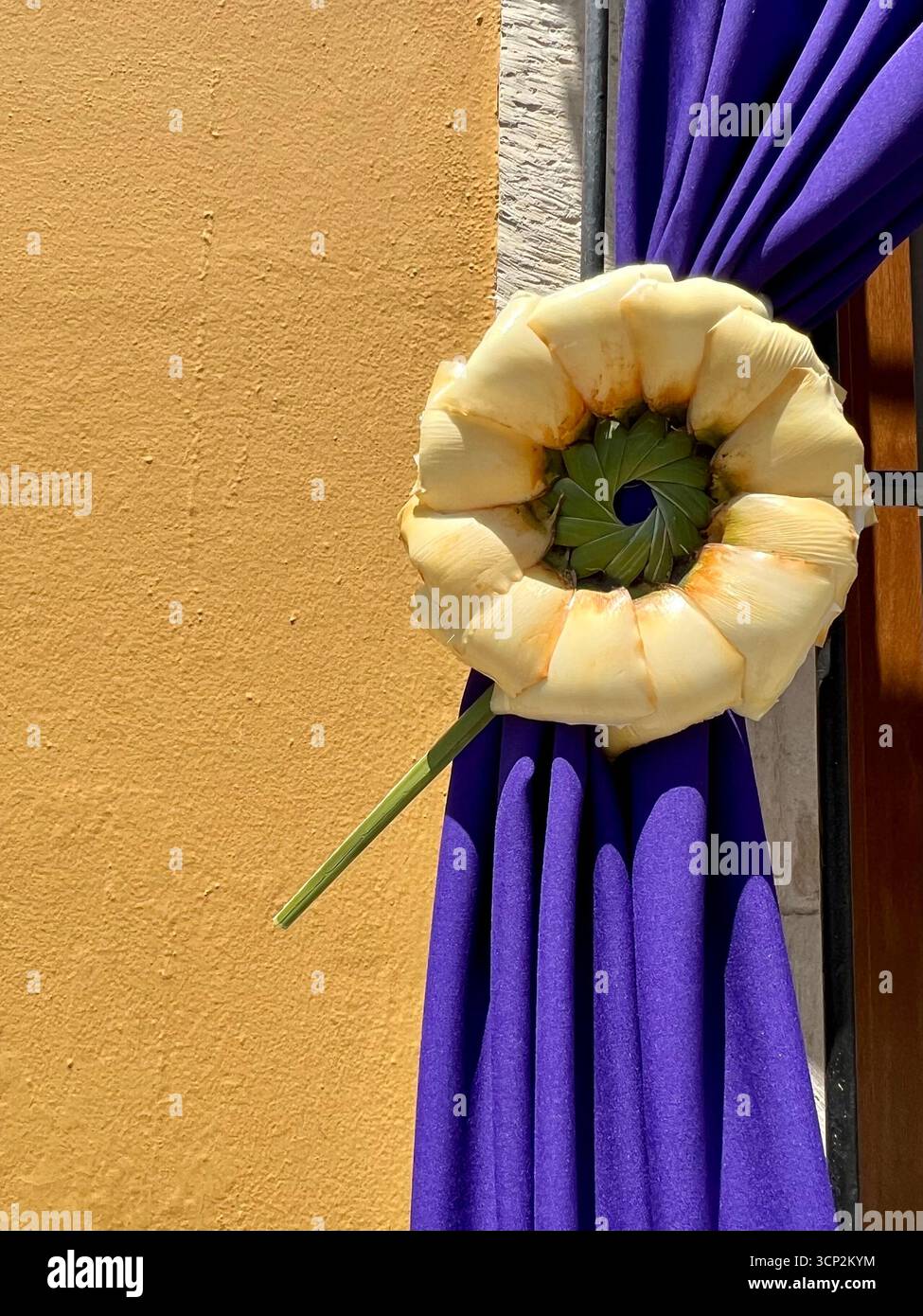 Décorations de Pâques (Semana Santa) Oaxaca, mexique - Image de stock capturée avec un smartphone