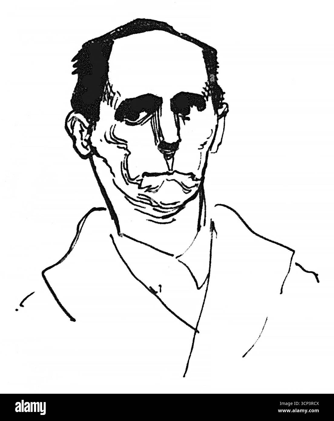 Portrait de Joseph Goebbels par Gustav Wolf vers 1945 Banque D'Images