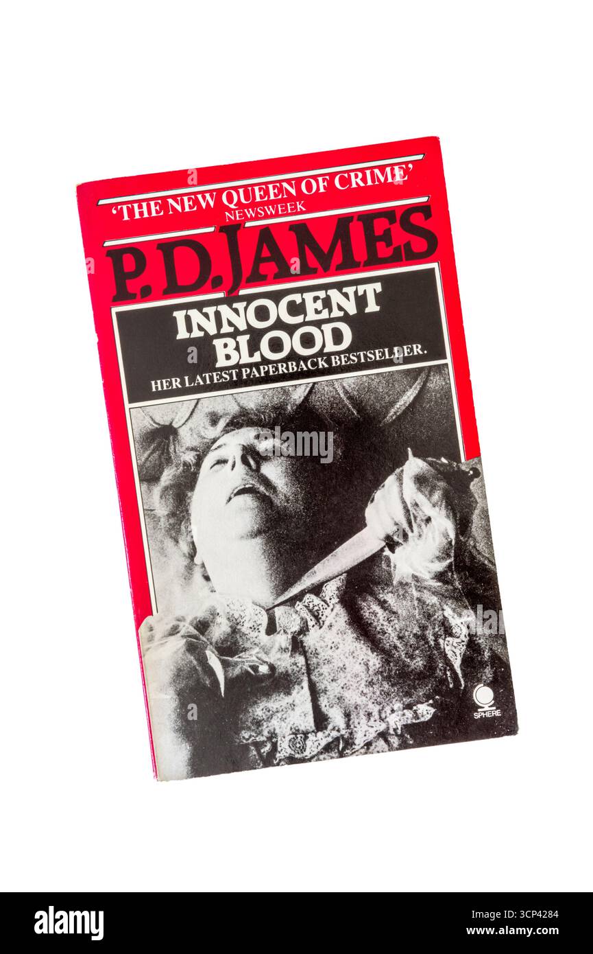 Une copie de poche de sang innocent de P. D. James. Publié pour la première fois en 1980. Banque D'Images
