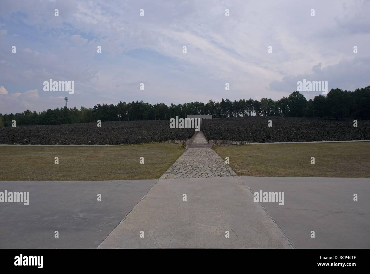 Belzec, Pologne - 09 septembre 2025 : Belzec était un camp d'extermination allemand nazi en Pologne occupée. Environ 500 000 Juifs ont été assassinés par les SS ici. C Banque D'Images