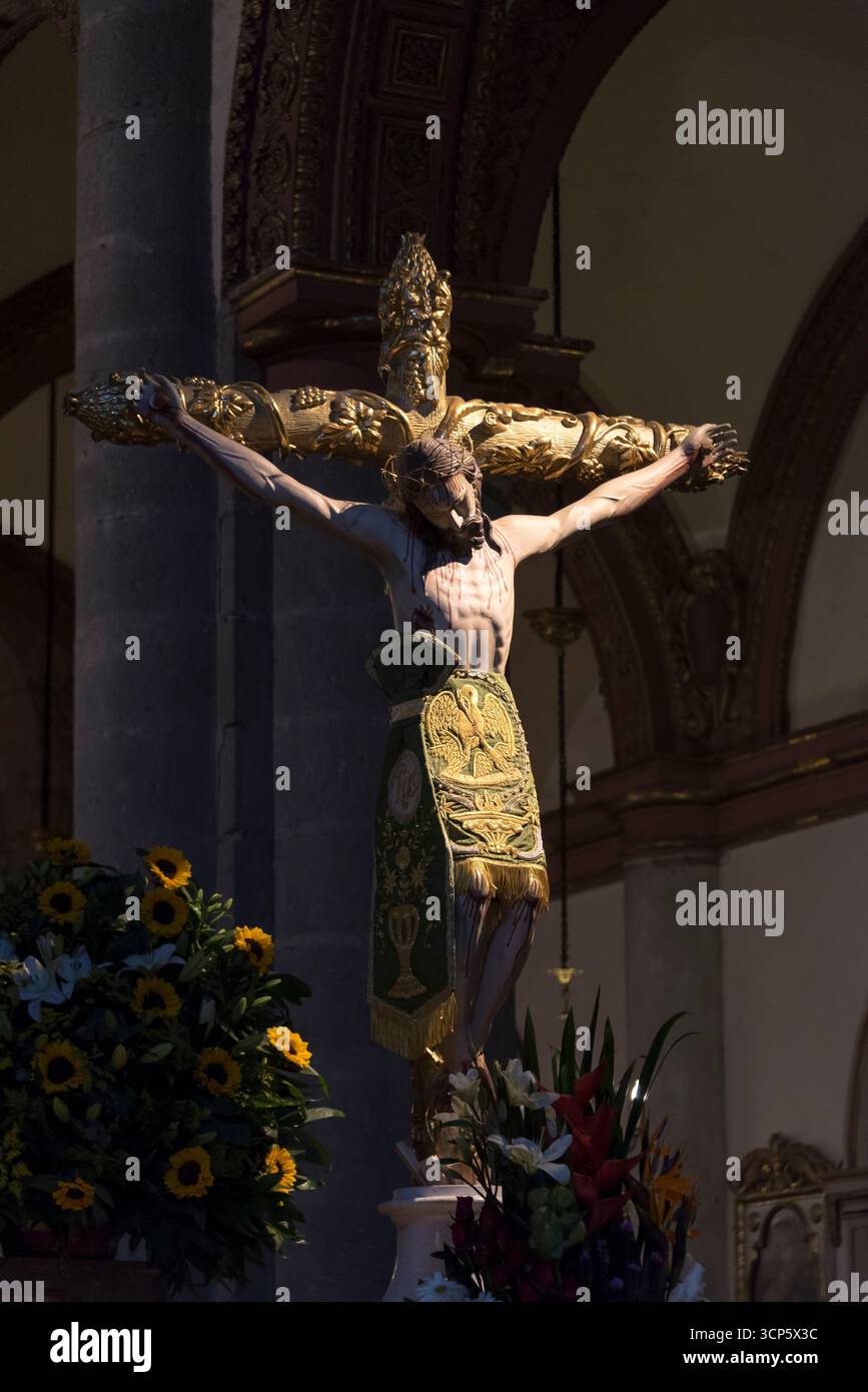 Cathédrale d'Oaxaca, Oaxaca, Mexique Banque D'Images