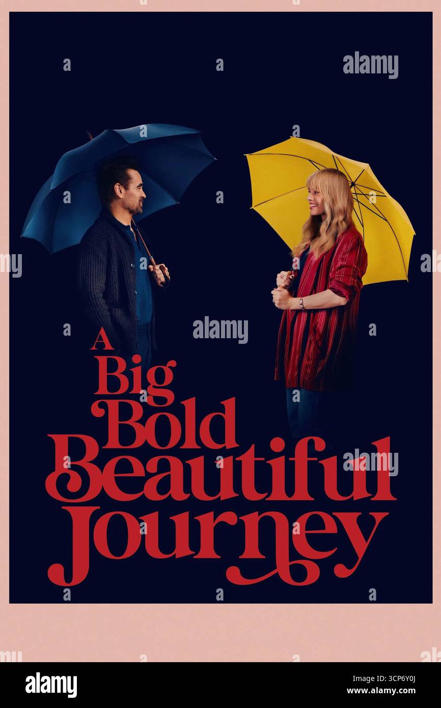 COLIN FARRELL et MARGOT ROBBIE dans A BIG BOLD BEAUTIFUL JOURNEY (2025), réalisé par KOGONADA. Crédit : Columbia Pictures / Imperative Entertainment / album Banque D'Images
