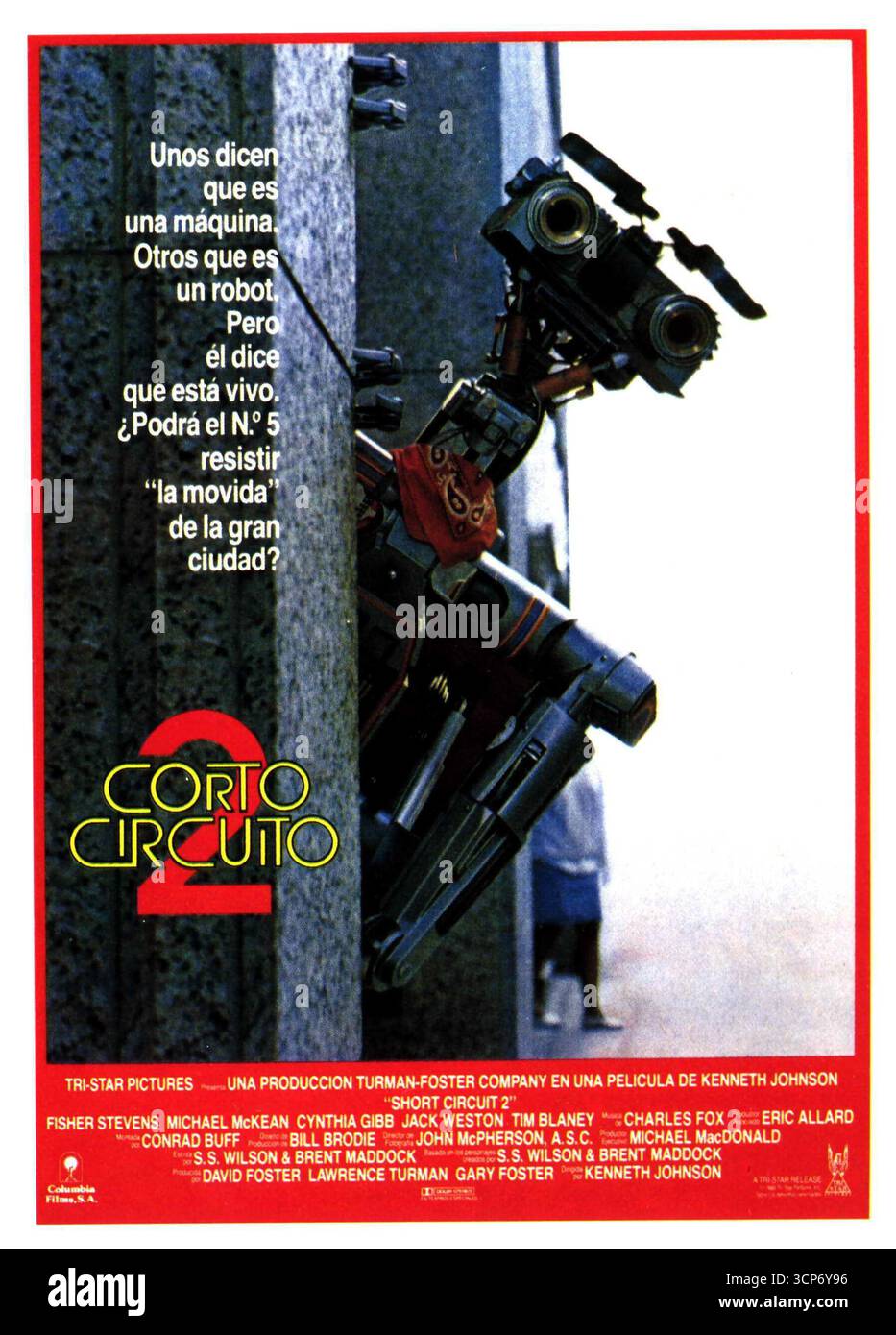 SHORT CIRCUIT 2 (1988), réalisé par KENNETH JOHNSON. Crédit : TRISTAR PICTURES / album Banque D'Images