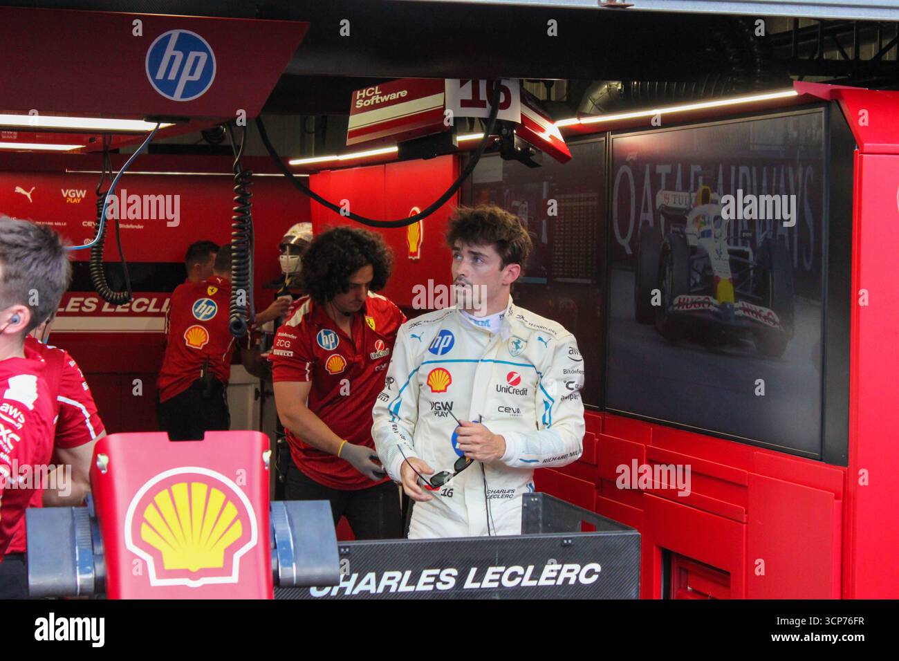 Monaco GP, Monte Carlo, F1 2025 le 23-05-2025 - pilote de formule 1 Charles Leclerc pour Ferrari - crédit devrait être lu : Gianluigi Paolucci Banque D'Images