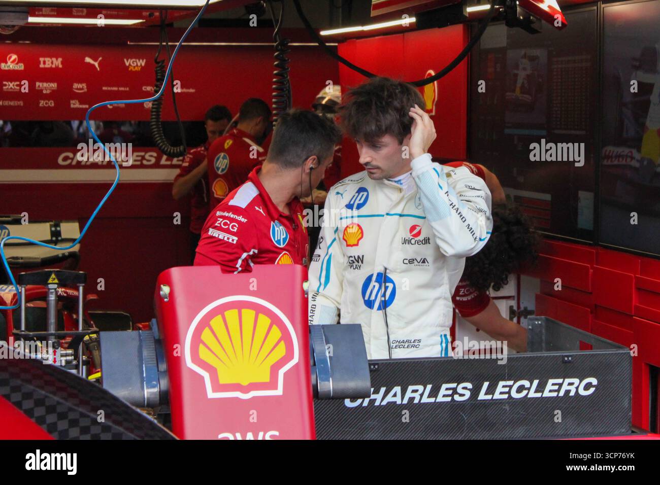 Monaco GP, Monte Carlo, F1 2025 le 23-05-2025 - pilote de formule 1 Charles Leclerc pour Ferrari - crédit devrait être lu : Gianluigi Paolucci Banque D'Images