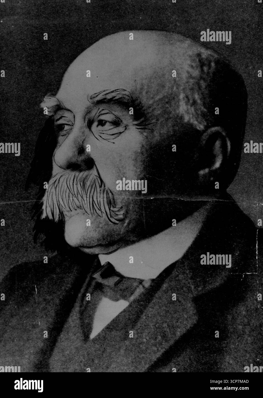 Monsieur Clemenceau (décédé)premier ministre de France pendant la première Guerre mondiale 1914-18. 20 décembre 1943. Banque D'Images