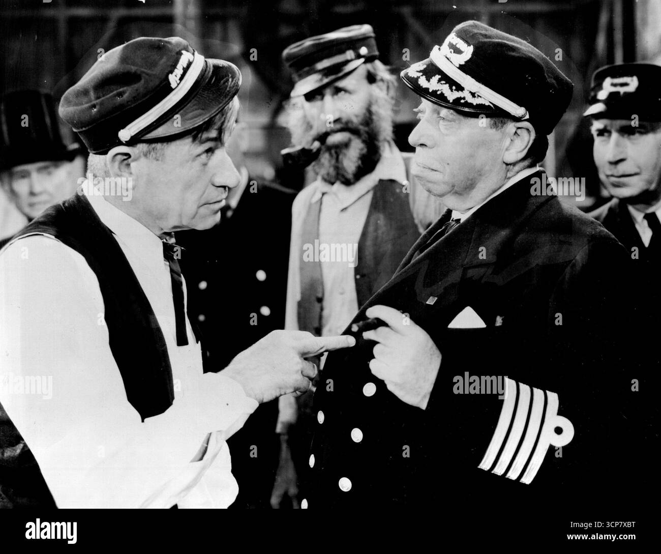 Will Rogers en bateau à vapeur dans le virage avec Anne Shirley, Irvin S. Cobb, Eugene Pallette, John McGuire, Stepin Fetchit. 02 décembre 1935. (Photo d'Une production Fox) Banque D'Images