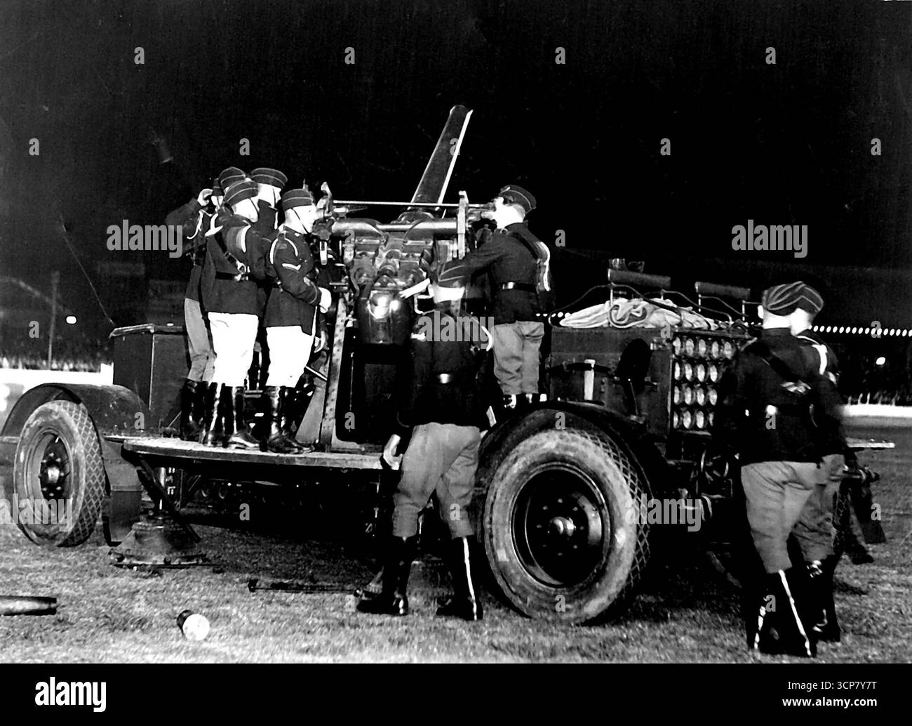 Pistolet anti-aérien. 3 décembre 1934. Banque D'Images