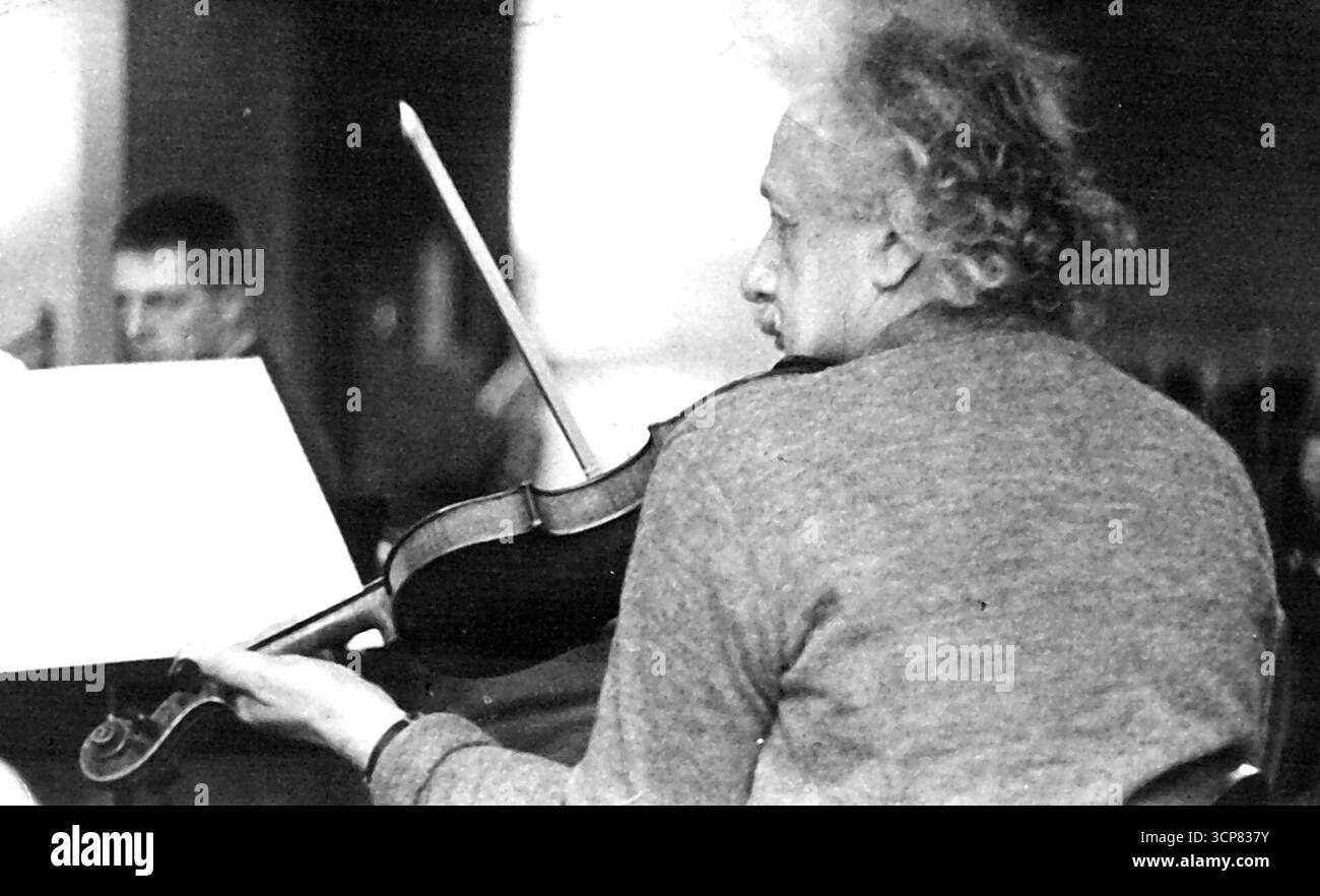 Professeur Albert Einstein - scientifique célèbre - personnalité. 22 février 1950. Banque D'Images
