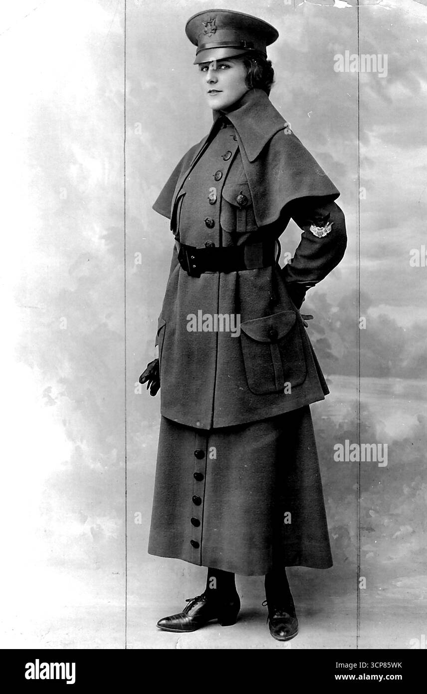 Femmes-Grande Guerre (1914-1918) - Grande Guerre (1914-18). 7 avril 1918. Banque D'Images