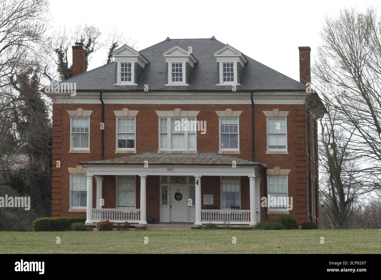 Lynchburg, Virginie, États-Unis. Le bâtiment Borden sur le campus historique de l'humanité (anciennement Presbyterian Homes & Family services). Banque D'Images