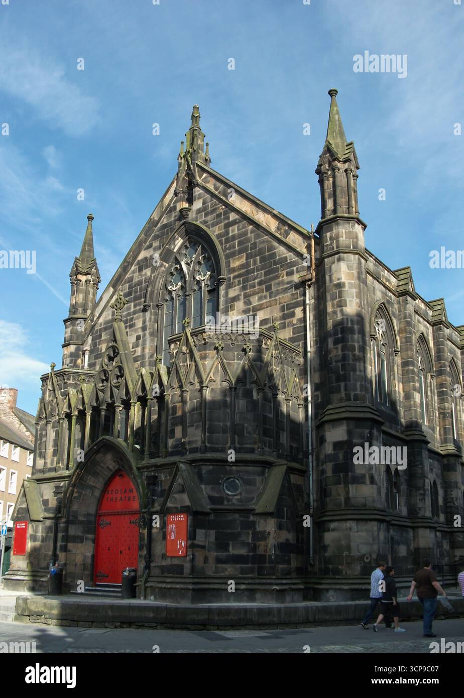 Édimbourg, Écosse - 18 juin 2010 : Bedlam Theatre dans le bâtiment de l'ancienne New North Free Church est le plus ancien théâtre géré par des étudiants du Royaume-Uni Banque D'Images