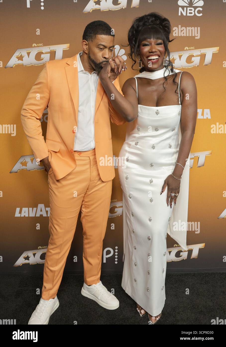 PASADENA, CA : 24 SEPTEMBRE : Keely Watson et Bozoma Saint John à America's Got talent Season 20 résultats finaux à l'Hôtel Dena le 24 septembre 2025 à Pasadena, Californie. Crédit : Crash/MediaPunch Banque D'Images