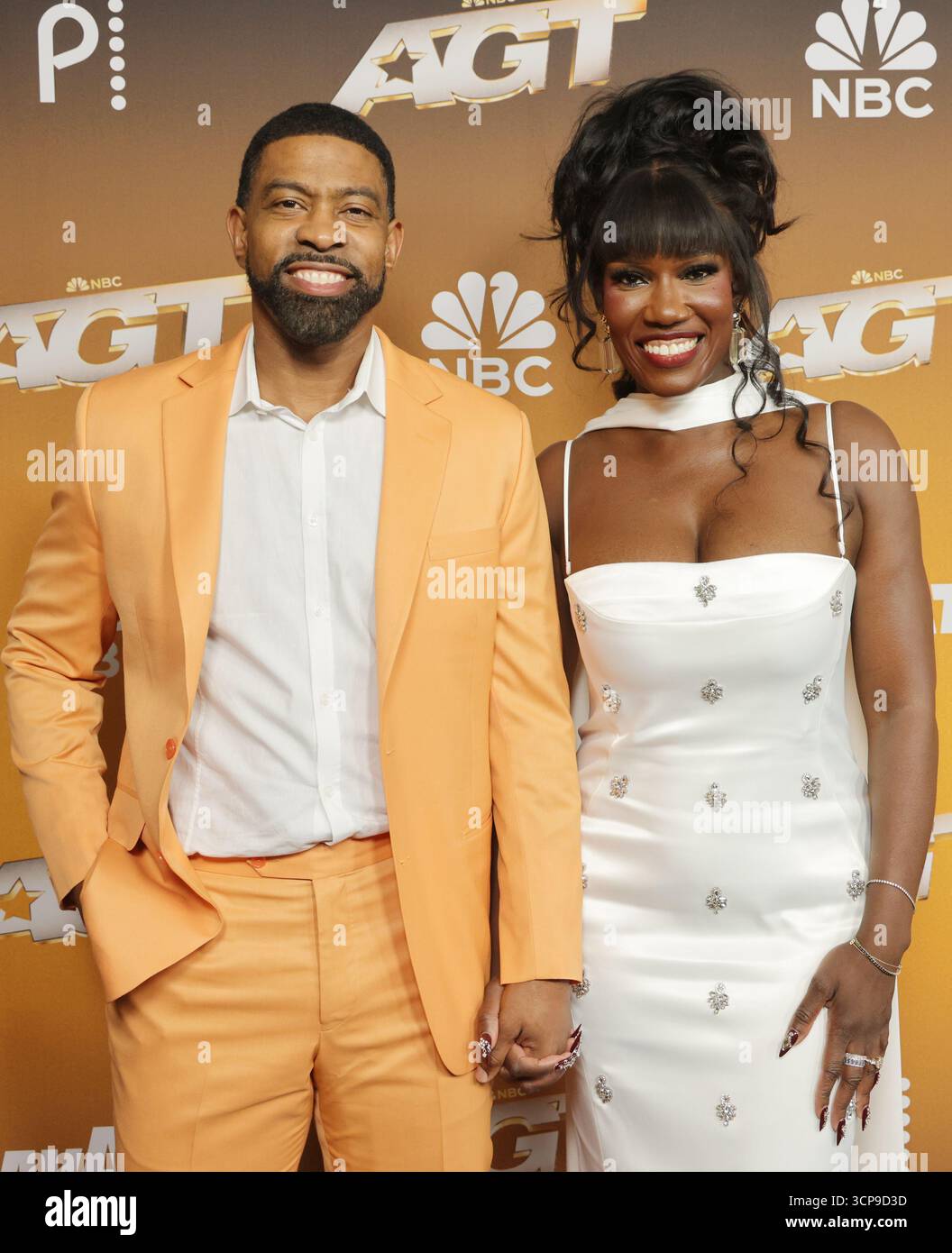 PASADENA, CA : 24 SEPTEMBRE : Keely Watson et Bozoma Saint John à America's Got talent Season 20 résultats finaux à l'Hôtel Dena le 24 septembre 2025 à Pasadena, Californie. Crédit : Crash/MediaPunch Banque D'Images