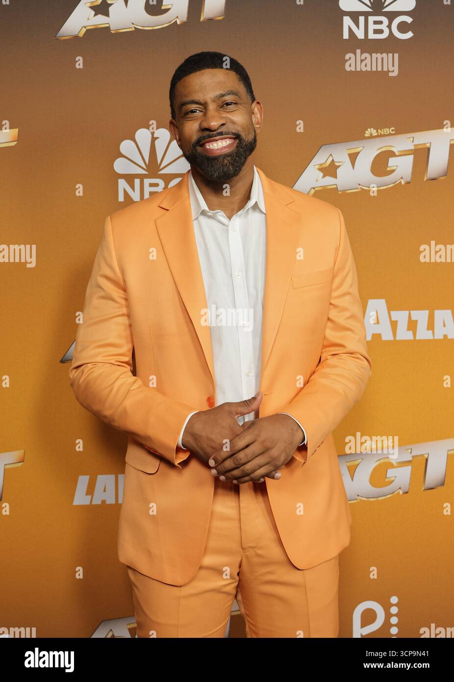 Pasadena, États-Unis. 24 septembre 2025. Keely Watson assiste au tapis rouge de la saison 20 de l'America's Got talent à l'hôtel Dena le 24 septembre 2025 à Pasadena, en Californie. Photo : Crash/imageSPACE crédit : Imagespace/Alamy Live News Banque D'Images