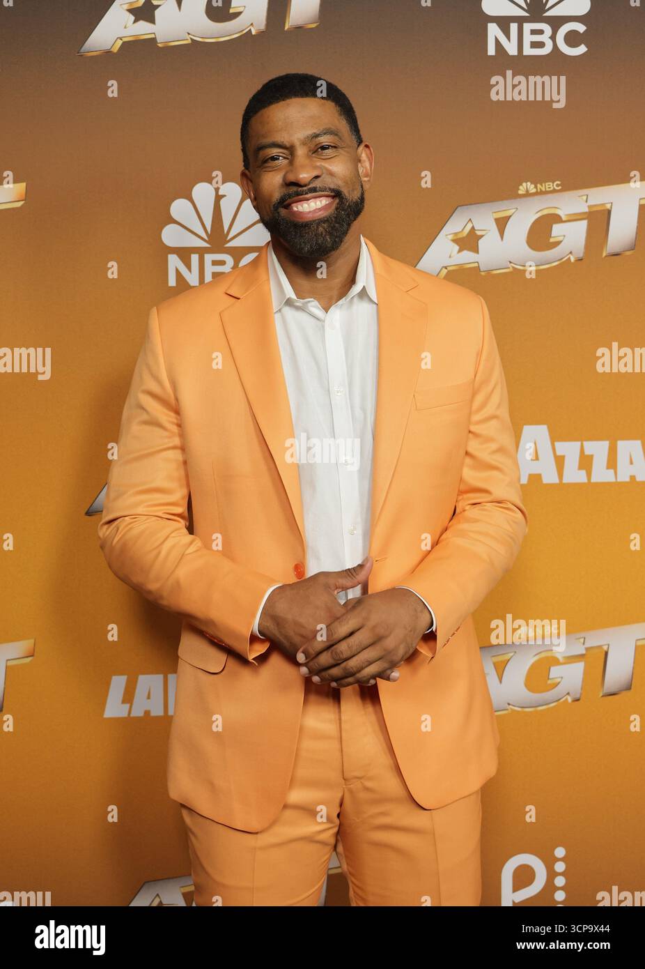 Pasadena, États-Unis. 24 septembre 2025. Keely Watson assiste au tapis rouge de la saison 20 de l'America's Got talent à l'hôtel Dena le 24 septembre 2025 à Pasadena, en Californie. Photo : Crash/imageSPACE/SIPA USA crédit : SIPA USA/Alamy Live News Banque D'Images