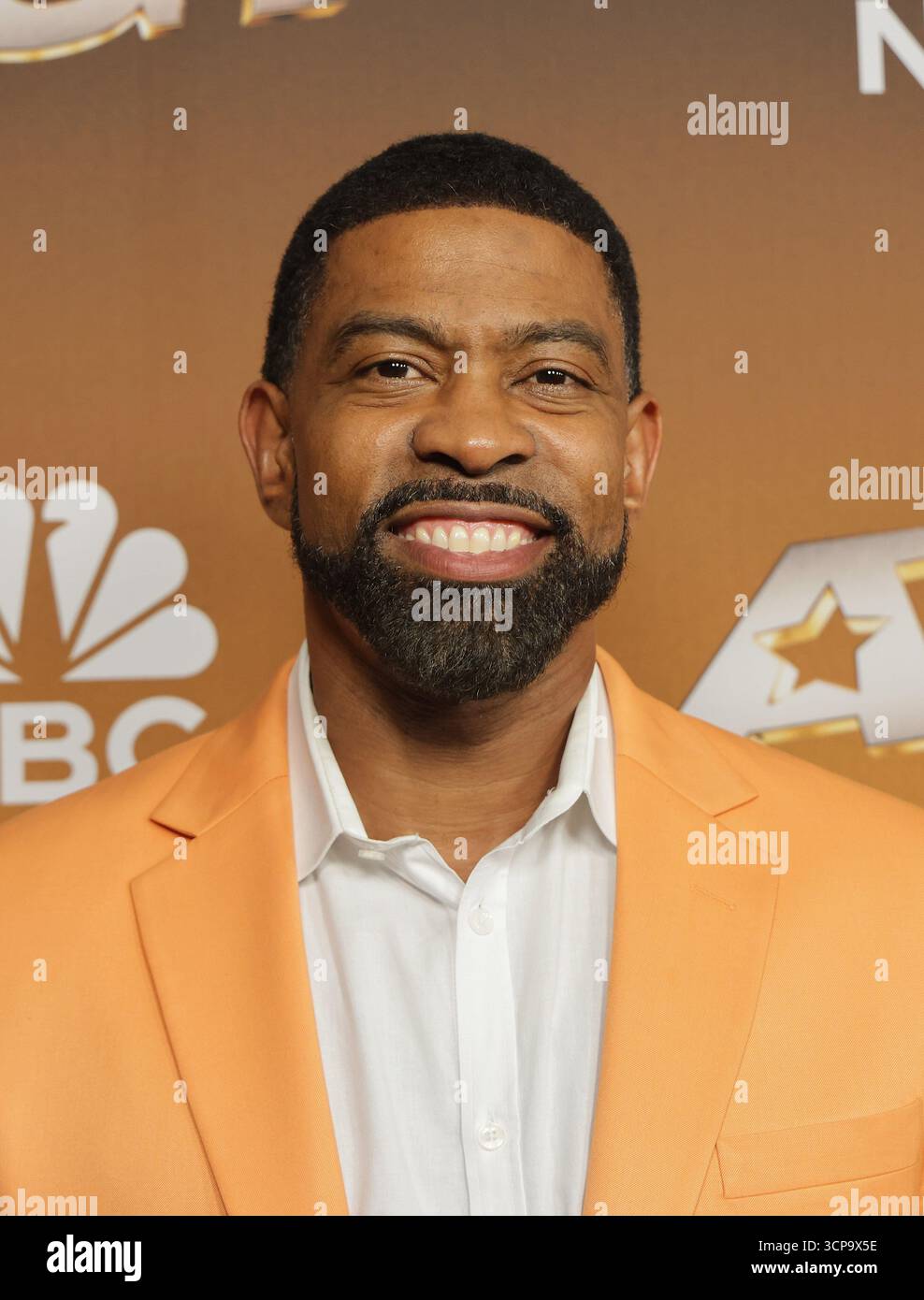 Pasadena, États-Unis. 24 septembre 2025. Keely Watson assiste au tapis rouge de la saison 20 de l'America's Got talent à l'hôtel Dena le 24 septembre 2025 à Pasadena, en Californie. Photo : Crash/imageSPACE/SIPA USA crédit : SIPA USA/Alamy Live News Banque D'Images