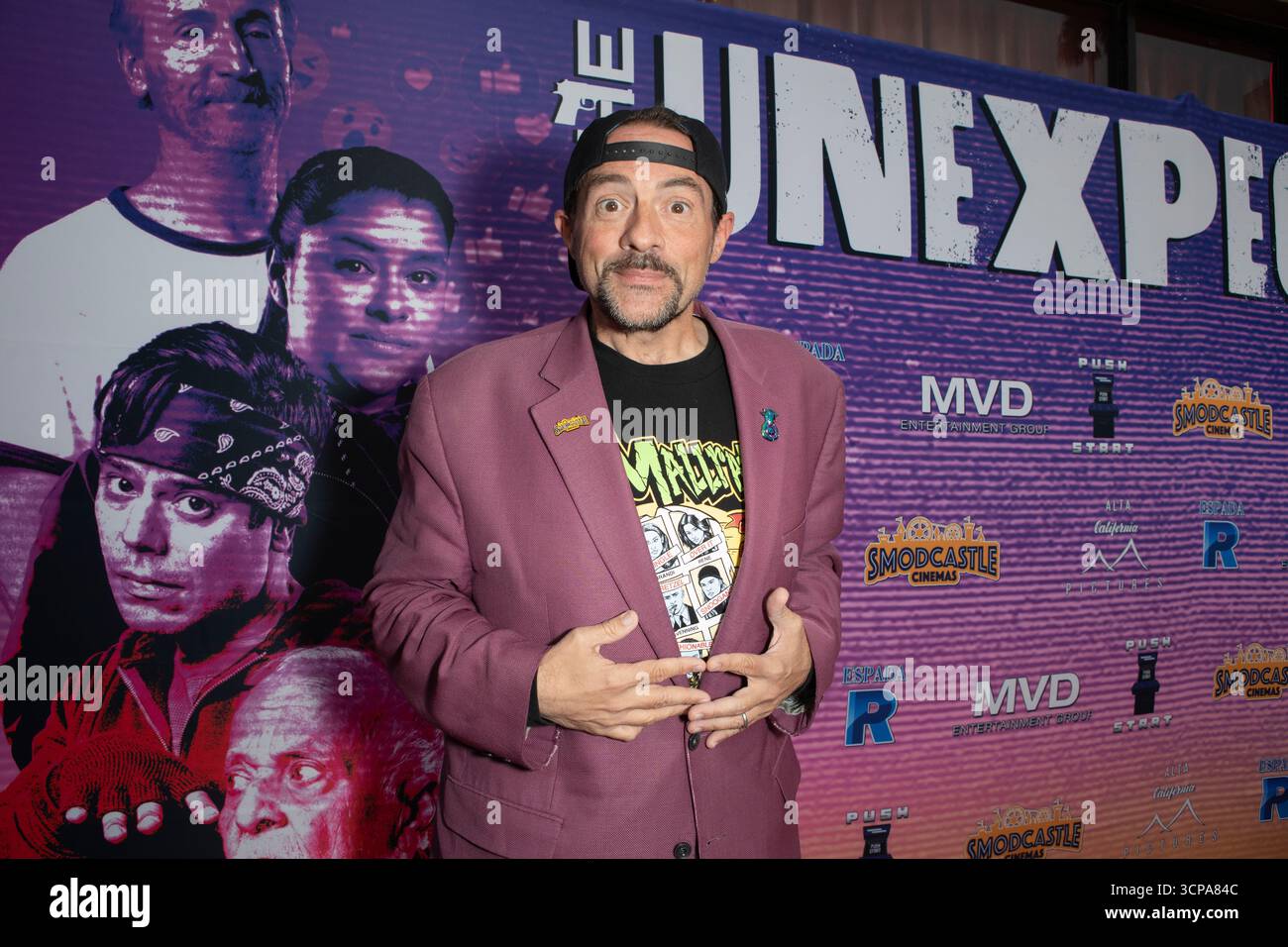Kevin Smith assiste à la première du film The Unexpecteds au Fine Arts Theatre de Beverly Hills, CA, le 16 septembre 2025. Banque D'Images