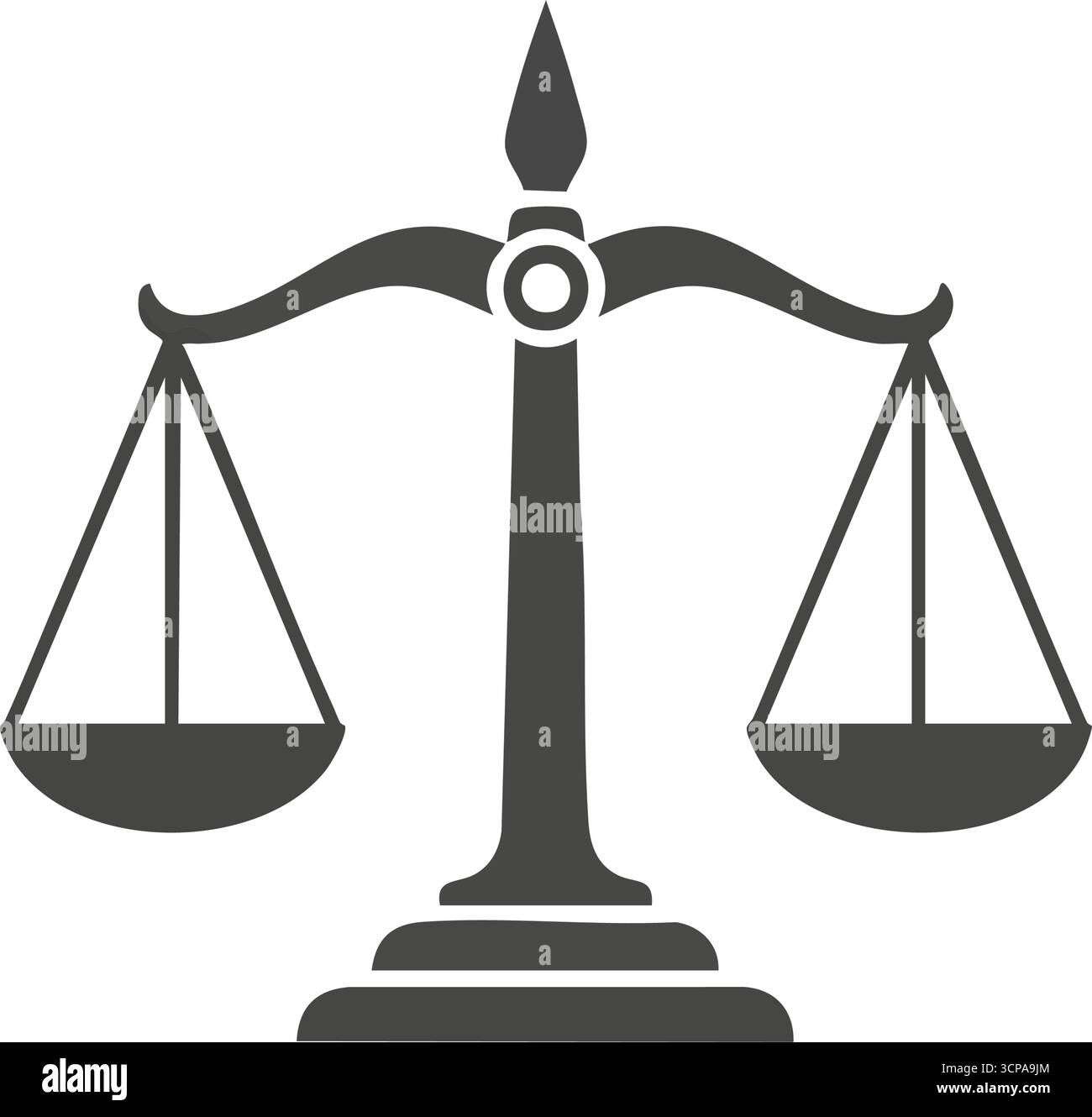 Icône échelle de justice. Graphique simple d'un appareil de pesage, symbolisant l'équité, l'égalité et les principes juridiques. Idéal pour les sujets de droit et d'éthique. Illustration de Vecteur Icône échelle de justice. Graphique simple d'un appareil de pesage, symbolisant l'équité, l'égalité et les principes juridiques. Idéal pour les sujets de droit et d'éthique. Illustration de Vecteur