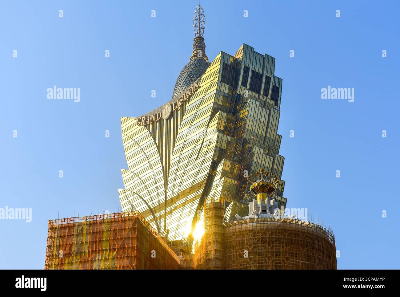 Hôtel Grand Lisboa, région administrative spéciale de Macao Banque D'Images