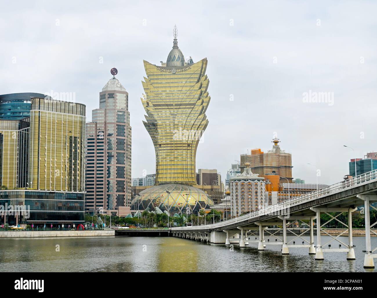 Hôtel Grand Lisboa, région administrative spéciale de Macao Banque D'Images