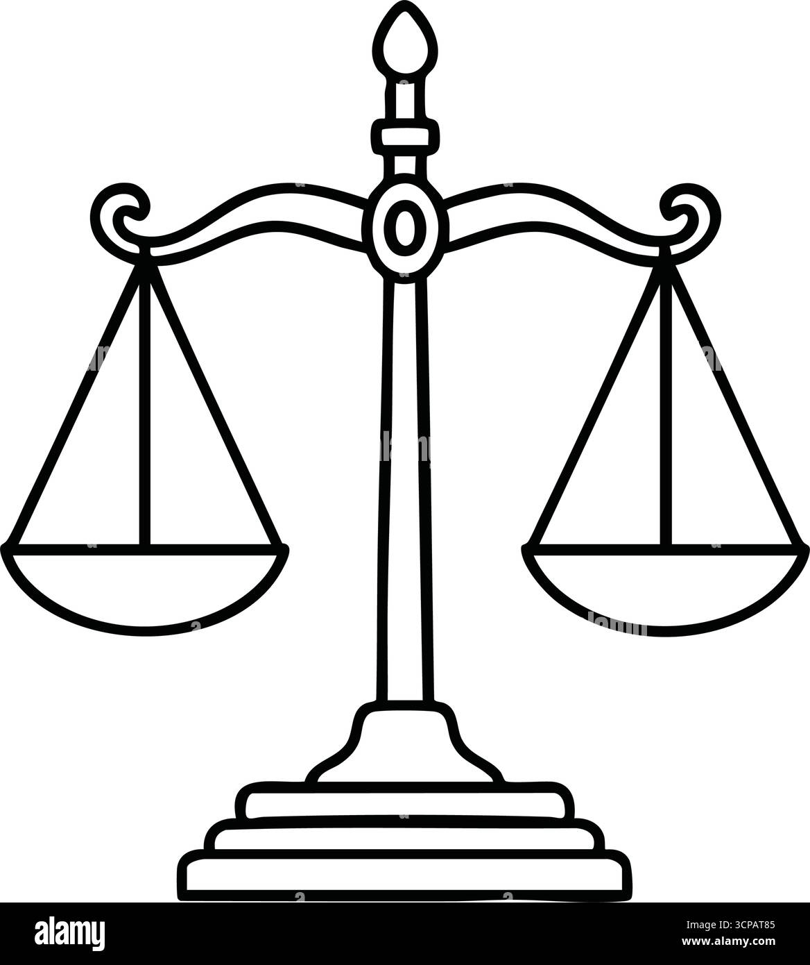 Icône échelle de justice. Représentation graphique claire d'un instrument de pesage, symbolisant les principes juridiques, l'équité et l'équilibre. Parfait pour les thèmes de la Illustration de Vecteur Icône échelle de justice. Représentation graphique claire d'un instrument de pesage, symbolisant les principes juridiques, l'équité et l'équilibre. Parfait pour les thèmes de la Illustration de Vecteur