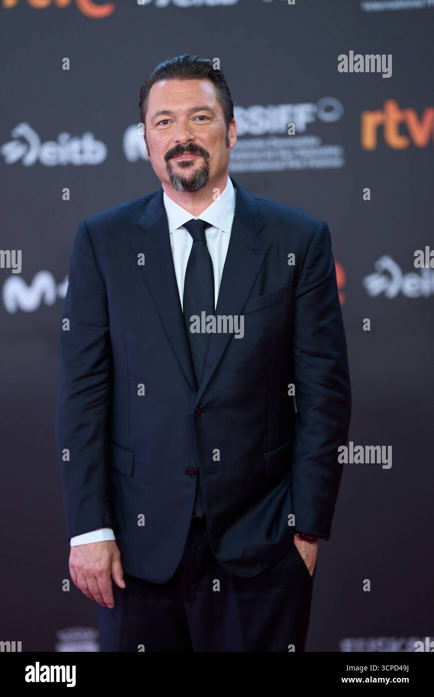 James Vanderbilt a assisté au tapis rouge de Nuremberg lors du 73e Festival international du film de San Sebastian au Théâtre Kursaal le 25 septembre 2025 à Donostia / San Sebastian, Espagne. Banque D'Images