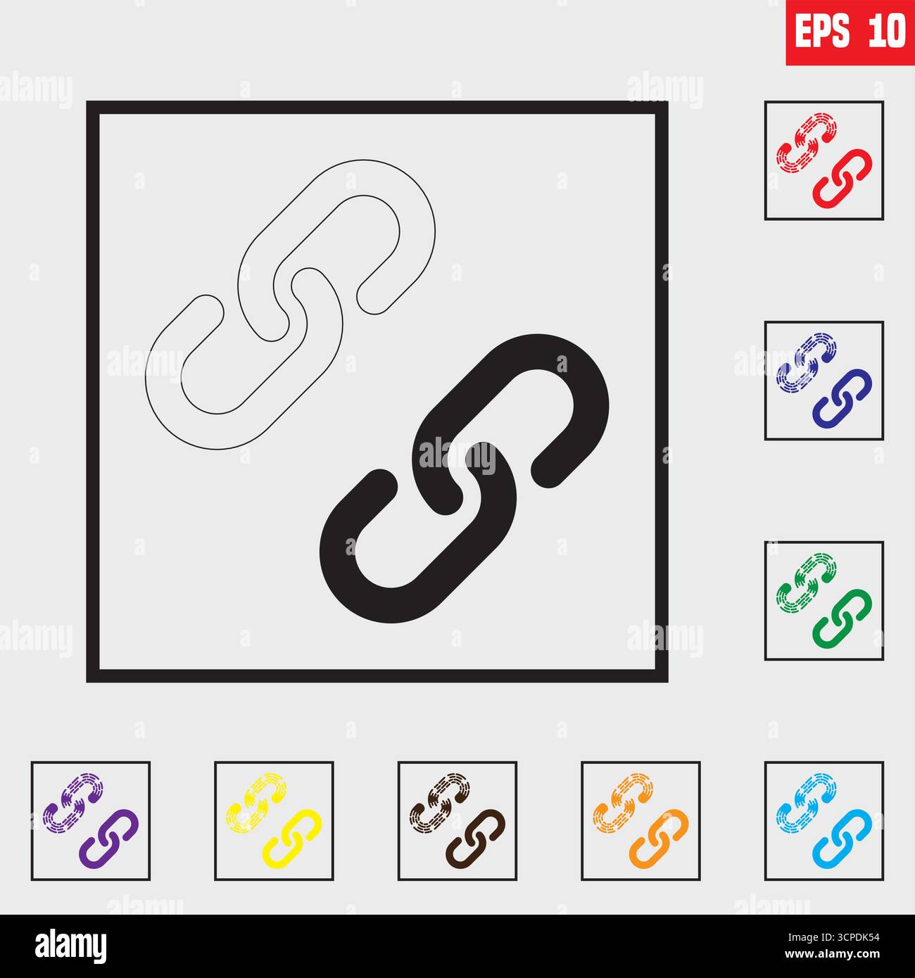 Collection vectorielle d'icône soulignée de faiblesse. Illustration de Vecteur