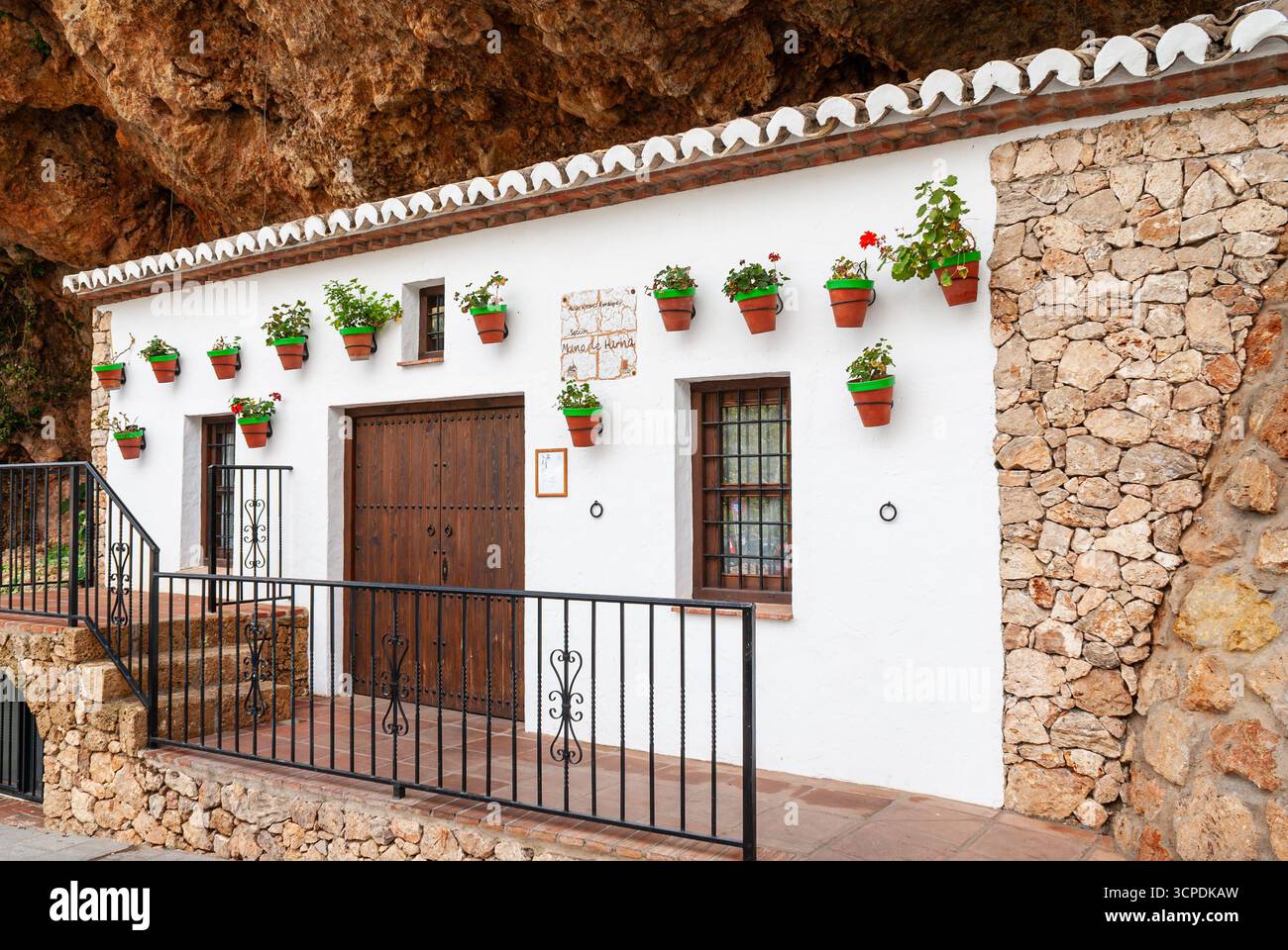 Maison du musée du moulin à farine à Mijas, Malaga Banque D'Images