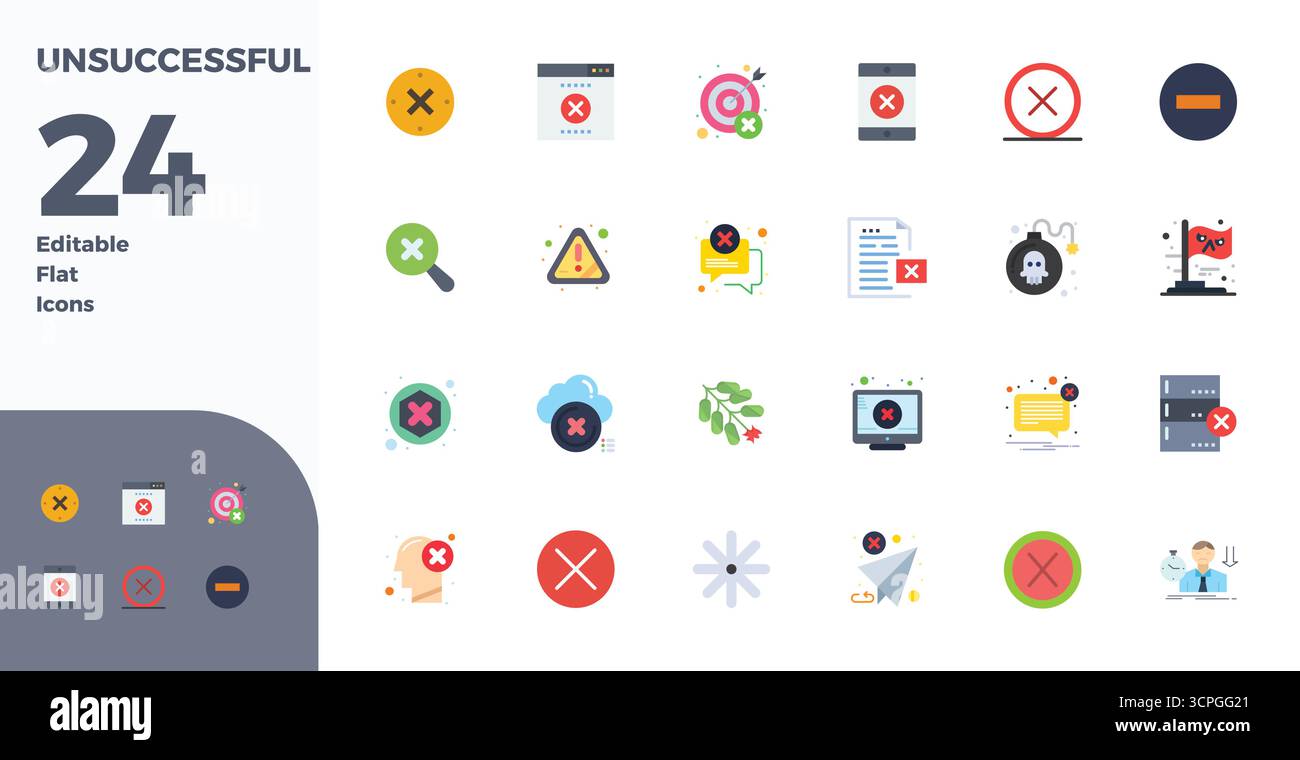 Intelligemment conçu 24 PIXELS icônes vectorielles parfaites inspirées par l'échec, créé en format plat à 128x128 pour un travail de conception intelligent et efficace Illustration de Vecteur