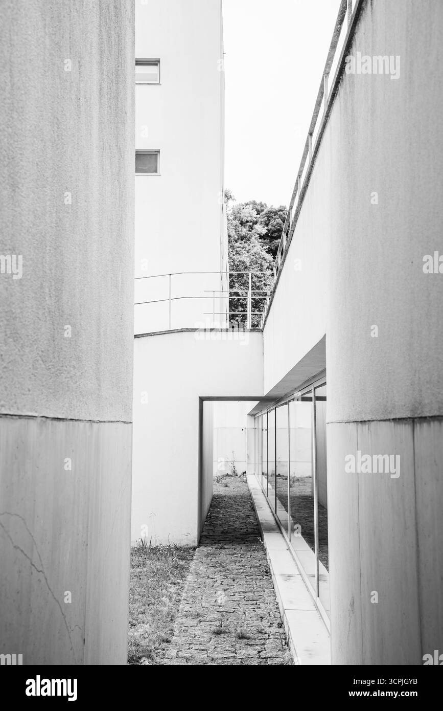 Porto, Portugal - 10 juillet 2025 : le bâtiment de style original de l'Université d'architecture de Porto Banque D'Images