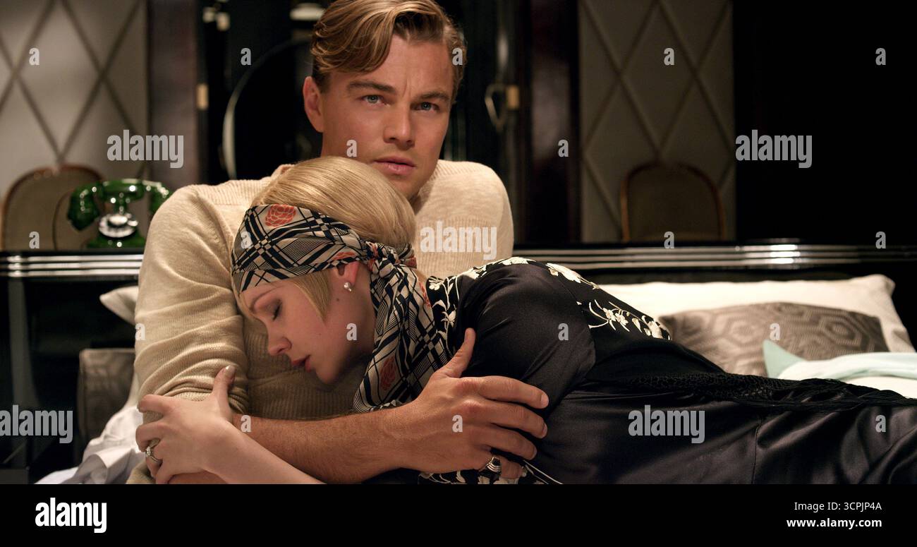 Le Grand Gatsby Leonardo DiCaprio & Carey Mulligan Banque D'Images