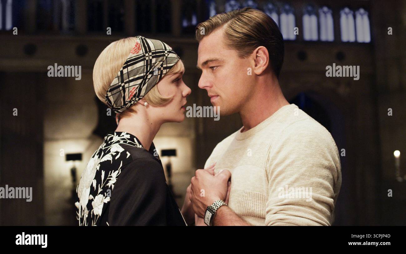 The Great Gatsby Carey Mulligan & Leonardo DiCaprio Banque D'Images