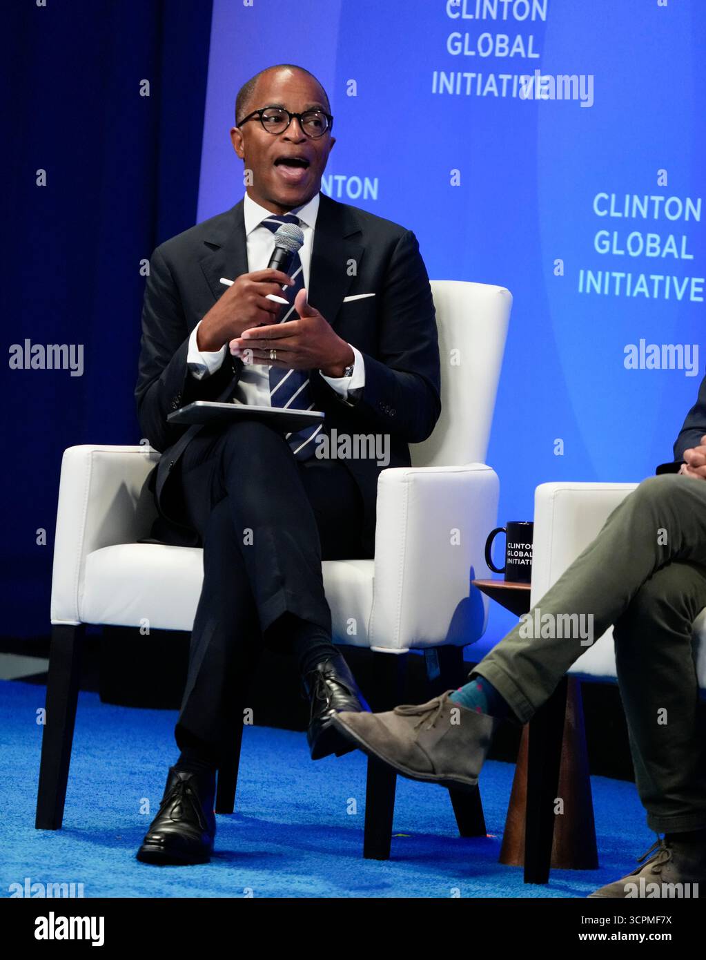 New York, États-Unis. 26 septembre 2025. Jonathan Capehart MSNBC lors de la Clinton Global Initiative 2025, qui s’est tenue au Hilton de New York, à New York, le jeudi 25 septembre 2025. Crédit : Jennifer Graylock/Alamy Live News Banque D'Images