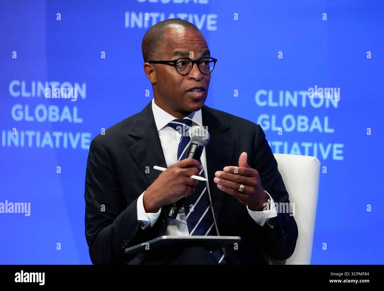 New York, États-Unis. 26 septembre 2025. Jonathan Capehart MSNBC lors de la Clinton Global Initiative 2025, qui s’est tenue au Hilton de New York, à New York, le jeudi 25 septembre 2025. Crédit : Jennifer Graylock/Alamy Live News Banque D'Images
