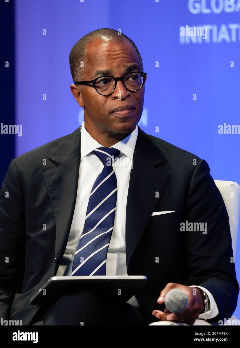 New York, États-Unis. 26 septembre 2025. Jonathan Capehart MSNBC lors de la Clinton Global Initiative 2025, qui s’est tenue au Hilton de New York, à New York, le jeudi 25 septembre 2025. Crédit : Jennifer Graylock/Alamy Live News Banque D'Images