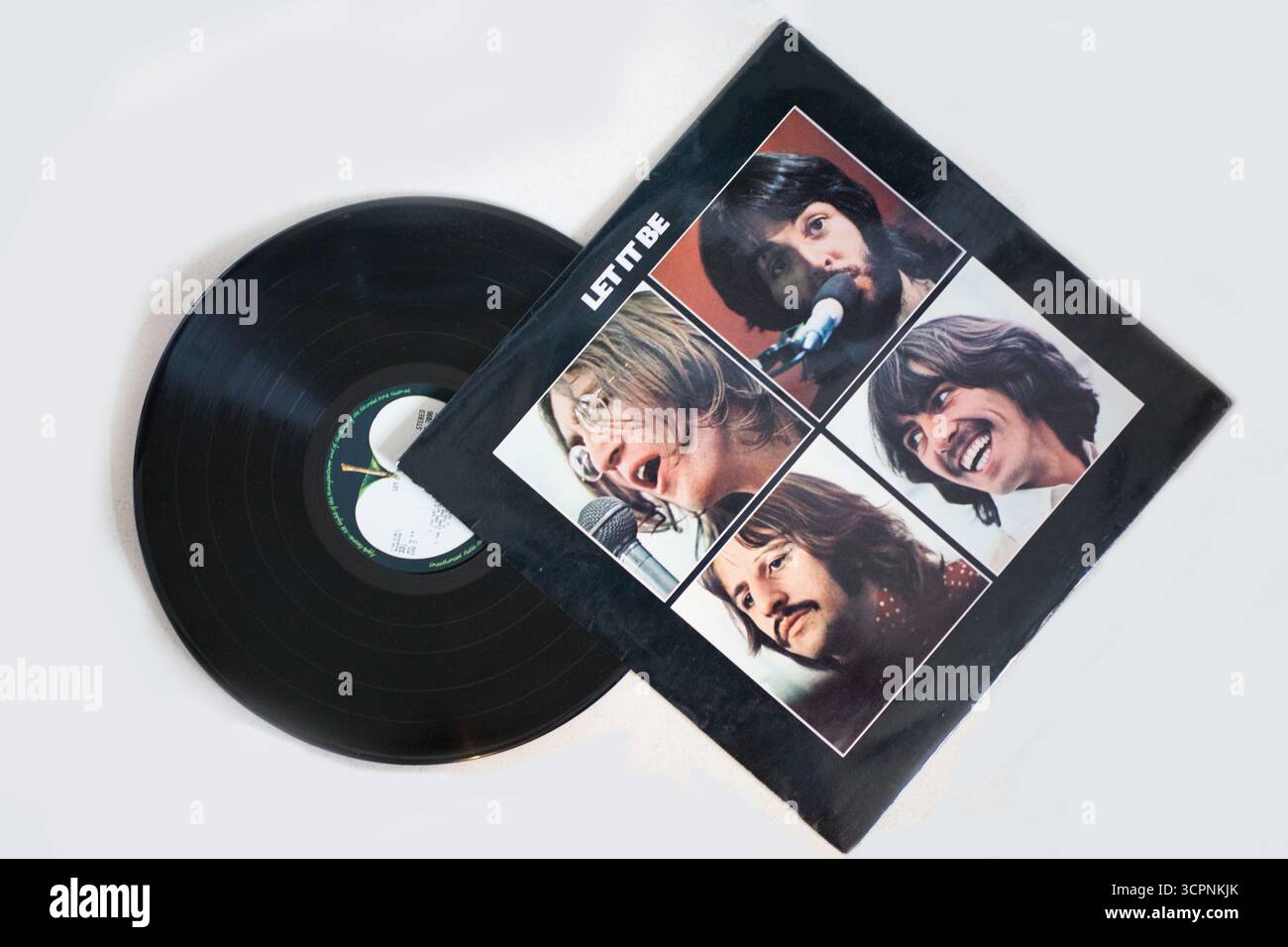 L'album des Beatles Let It Be Banque D'Images