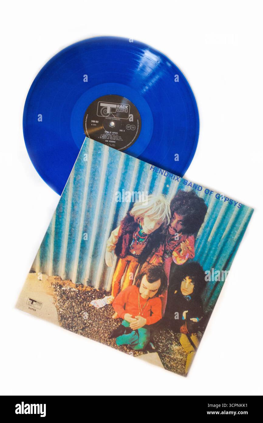 L'album Jimi Hendrix Band of Gipsies Banque D'Images