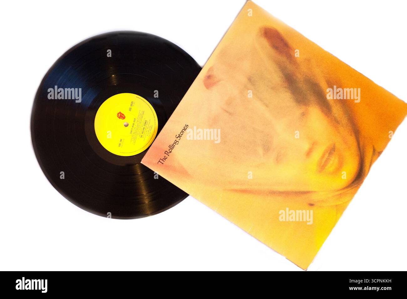 L'album des Rolling Stones Goat's Head Soup Banque D'Images