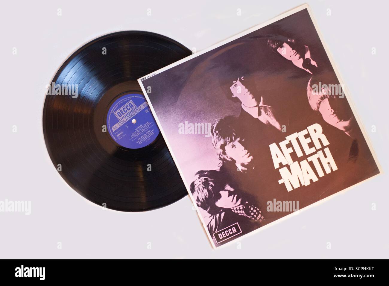 L'album des Rolling Stones Aftermath Banque D'Images