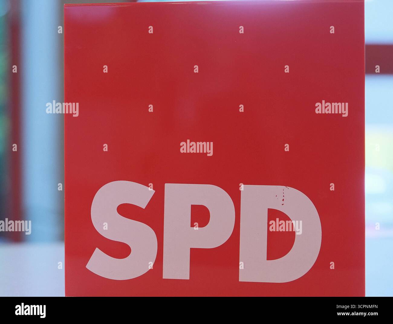 27.09.2025 Baunatal Stadthalle, ordentlicher Bezirksparteitag der nordhessischen SPD Symbolbild logo der SPD - Sozialdemokratische Partei Deutschlands *** 27 09 2025 Baunatal Stadthalle, conférence ordinaire du parti de district de Hesse du Nord SPD image symbolique logo du SPD Parti social-démocrate allemand KH Banque D'Images