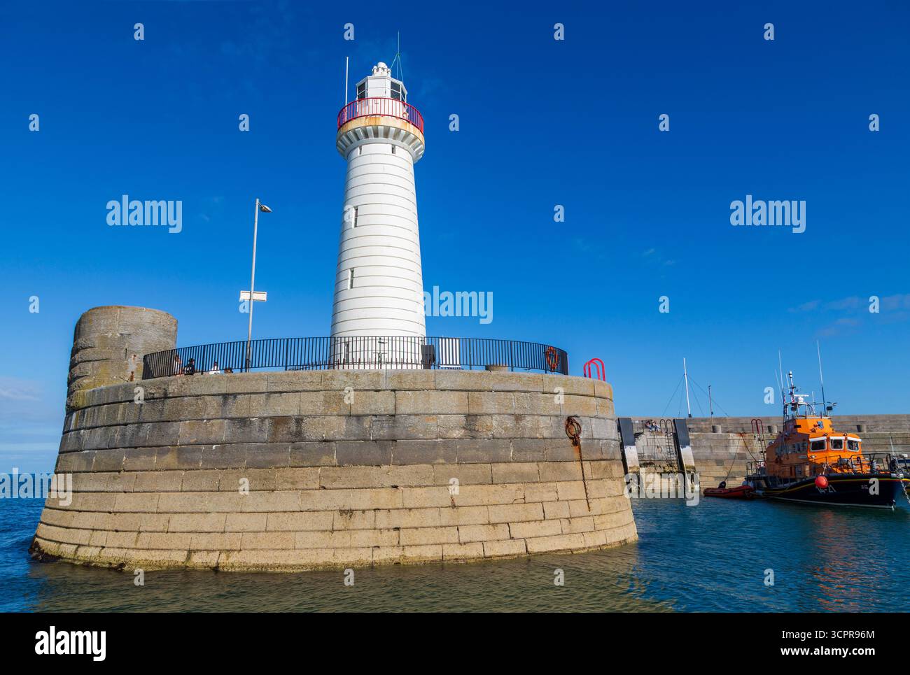 Phare de Donaghadee, comté de Down, Irlande du Nord, Royaume-Uni Banque D'Images
