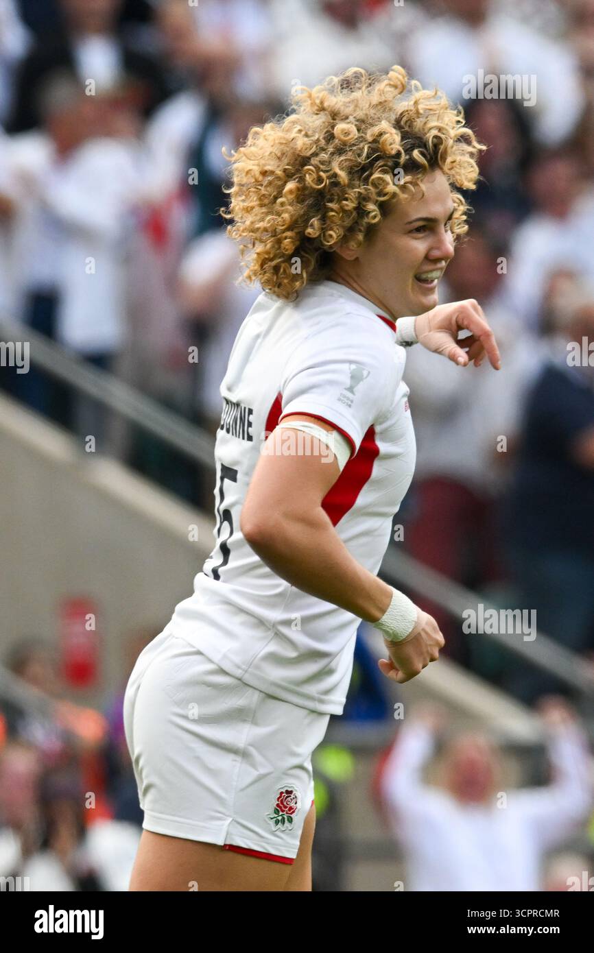 Londres, Angleterre samedi 27 septembre 2025 Canada v Angleterre finale de la Coupe du monde féminine de rugby Allianz Stadium Banque D'Images