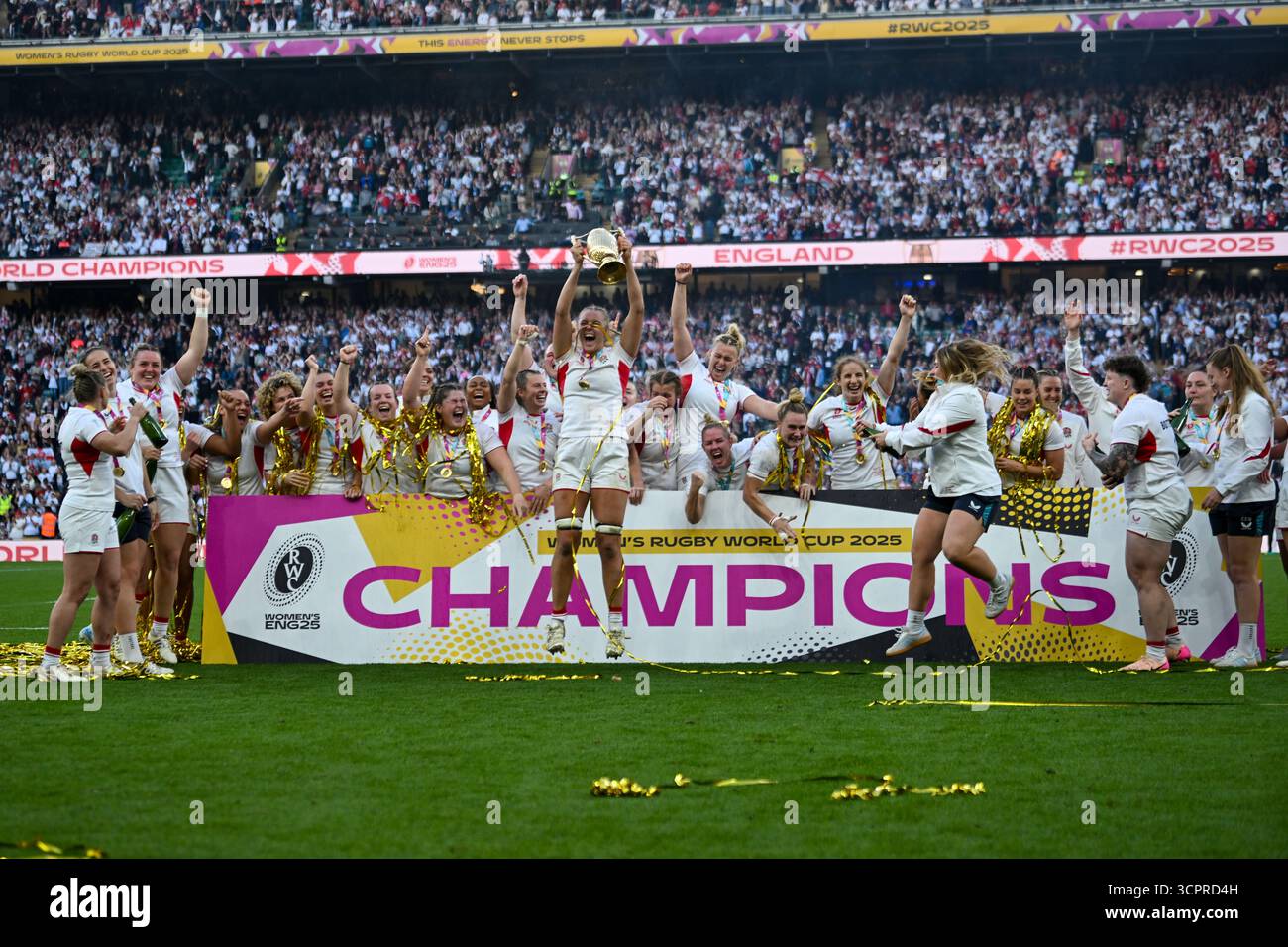 Londres, Angleterre samedi 27 septembre 2025 Canada v Angleterre finale de la Coupe du monde féminine de rugby Allianz Stadium Banque D'Images