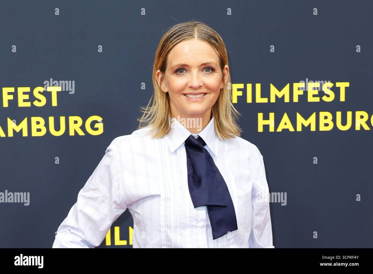 Laura Tonke assiste à la première de 'Amrum' lors du Festival du film de Hambourg au Cinemaxx le 27 septembre 2025 à Hambourg, en Allemagne Banque D'Images