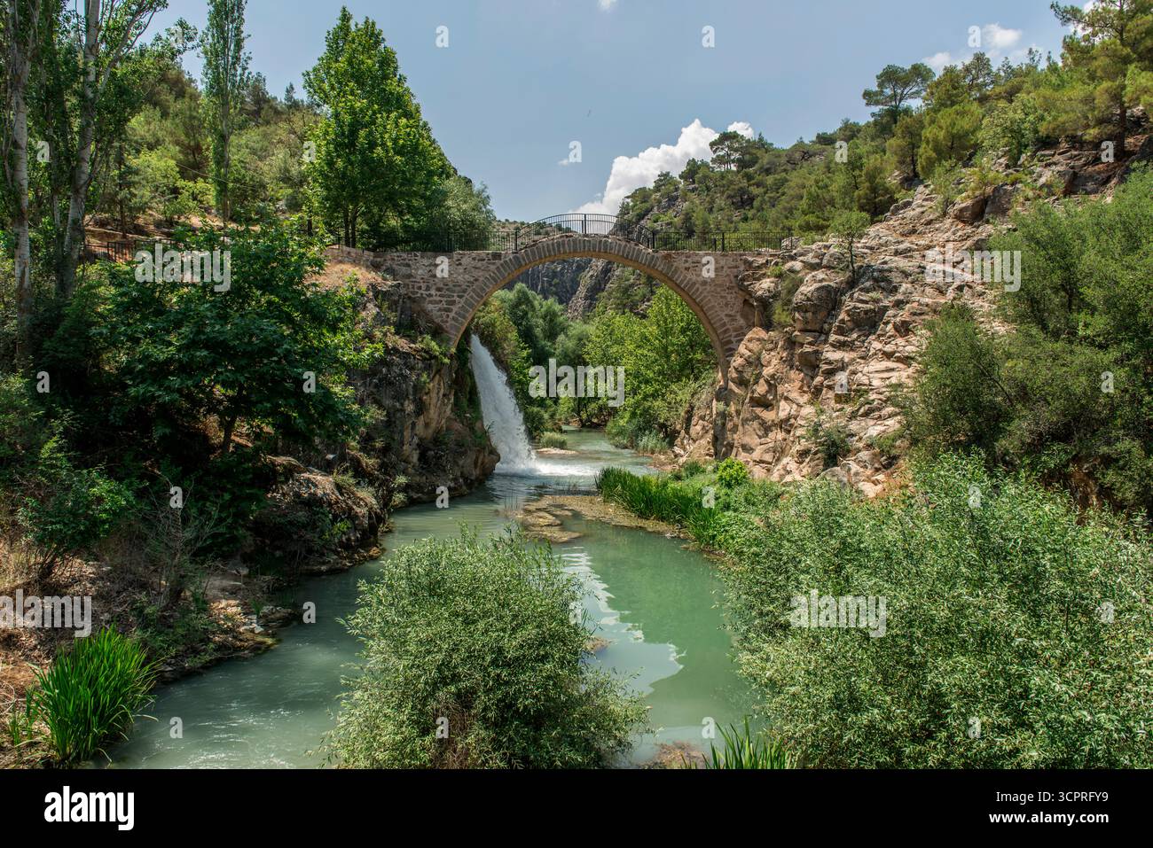 Le pont de Clandras est un ancien pont en Turquie Banque D'Images